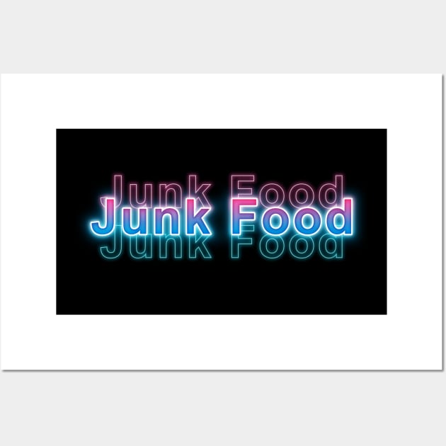 Junk Food Wall Art by Sanzida Design